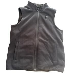 Ororo Heated Fleece Vest Men's Medium Black Full Zip Battery Not Included